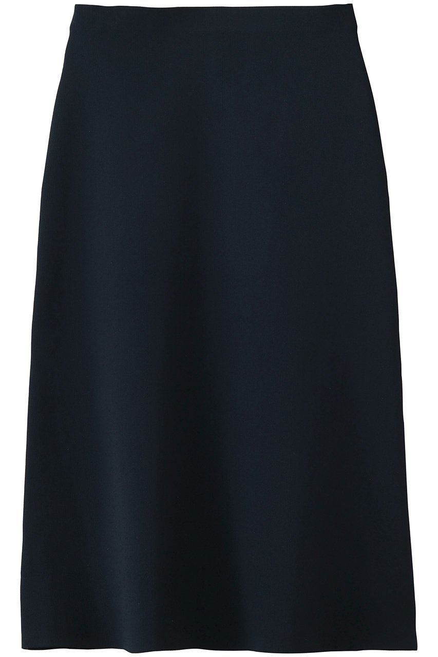 【スローン/SLOANE】の16Gスムース編み ポリエステル×キュプラ×コットン スカート インテリア・キッズ・メンズ・レディースファッション・服の通販 founy(ファニー) 　ファッション　Fashion　レディースファッション　Fashion for Women　スカート　Skirts　ロングスカート　Long Skirts / Maxi & Midi Skirts　キュプラ　Cupro, Eco Fabric　ショート　Short, Short Length　バランス　Balance, Style Balance　ロング　Long, Long-Length　抗菌　Antibacterial, Bacteria-Resistant　新作・新入荷　New Arrivals / New In　ダークネイビー|ID: prp329100004879683 ipo3291000000036411909