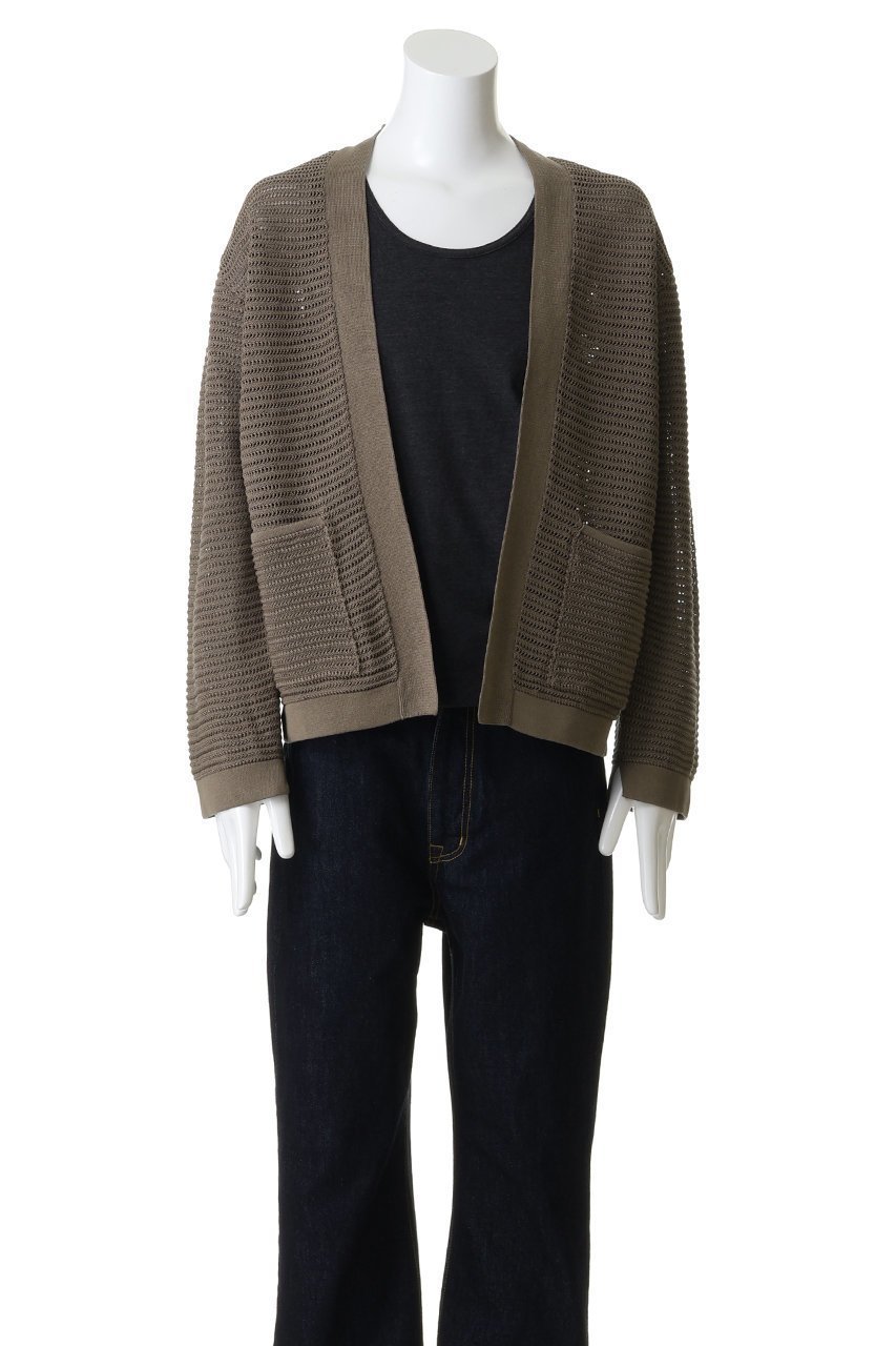 【バトナー/BATONER / MEN】の【MEN】SUMMER ニット バトゥンレス カーディガン 大人の最旬トレンドファッション＆コーディネート founy(ファウニー) 　ファッション　Fashion　メンズファッション　Fashion for Men　カットソー　Cut and Sewn Top　カーディガン　Cardigan, Knitwear　コーティング　Coating, Coated Finish　サマー　Summer, Summer Style　再入荷　Restock / Back in Stock　夏　Summer　other-2|ID: prp329100004879689 ipo3291000000037028573