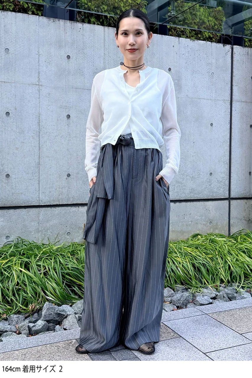 【スタニングルアー/STUNNING LURE】のラップイージーパンツ 人気、トレンドファッション・服の通販 founy(ファニー) ファッション Fashion レディースファッション Fashion for Women パンツ Pants & Trousers カットソー Cut and Sewn Top シンプル Simple, Minimal ストライプ Stripe, Striped Pattern フロント Front, Front Design リラックス Relax, Relaxed Fit 夏 Summer 新作・新入荷 New Arrivals / New In other-6|ID: prp329100004879694 ipo3291000000036412000