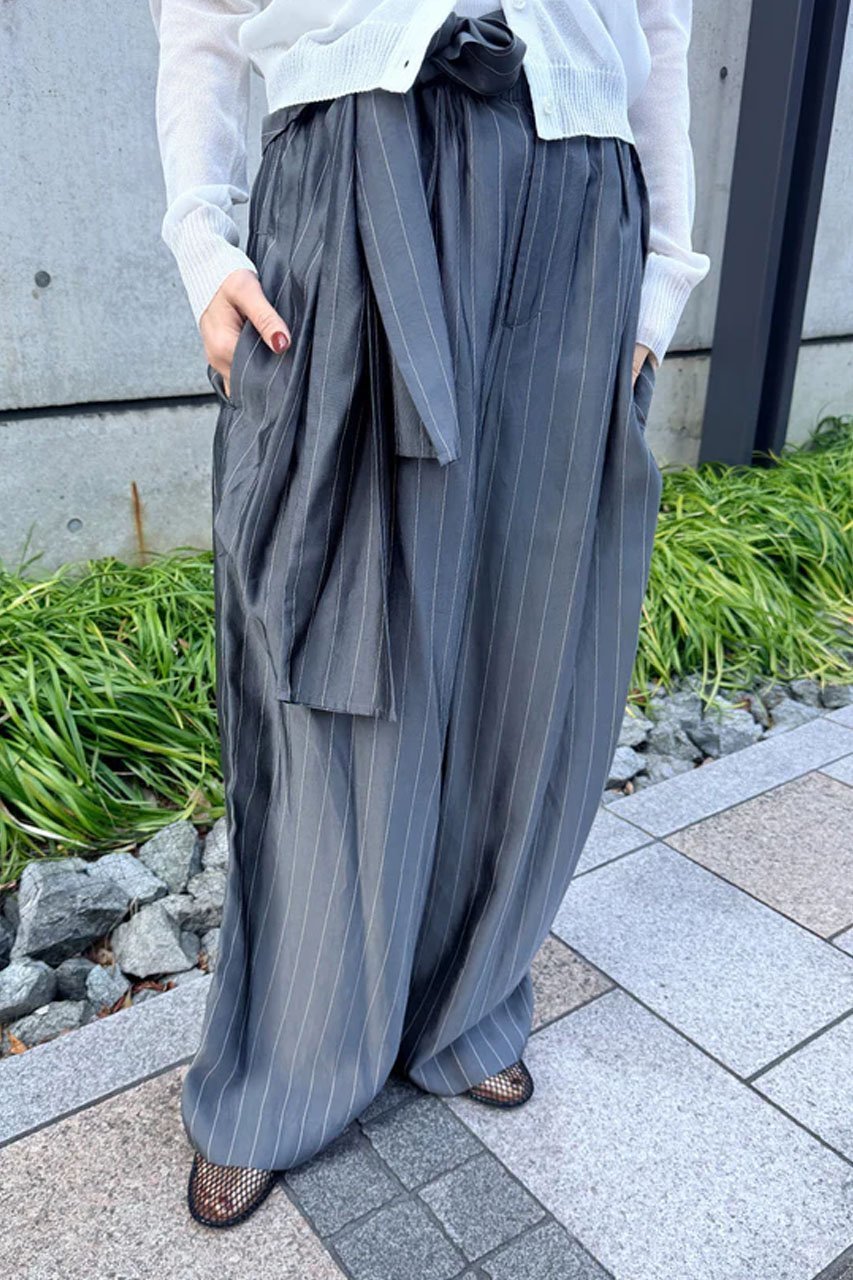 【スタニングルアー/STUNNING LURE】のラップイージーパンツ 人気、トレンドファッション・服の通販 founy(ファニー) ファッション Fashion レディースファッション Fashion for Women パンツ Pants & Trousers カットソー Cut and Sewn Top シンプル Simple, Minimal ストライプ Stripe, Striped Pattern フロント Front, Front Design リラックス Relax, Relaxed Fit 夏 Summer 新作・新入荷 New Arrivals / New In other-8|ID: prp329100004879694 ipo3291000000036412004