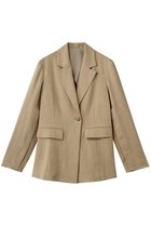 【デパリエ/DEPAREILLE】のヴィスコースリネンジャケット 人気、トレンドファッション・服の通販 founy(ファニー) ファッション Fashion レディースファッション Fashion for Women アウター Coat / Outerwear Collection レディースジャケット・軽アウター Jackets シンプル Simple, Minimal ジャケット Jacket, Outerwear リネン Linen, Linen Fabric リュクス Luxury, Elegant, High-End, Chic エレガント 上品 Elegant thumbnail ベージュ|ID: prp329100004879699 ipo3291000000036412038