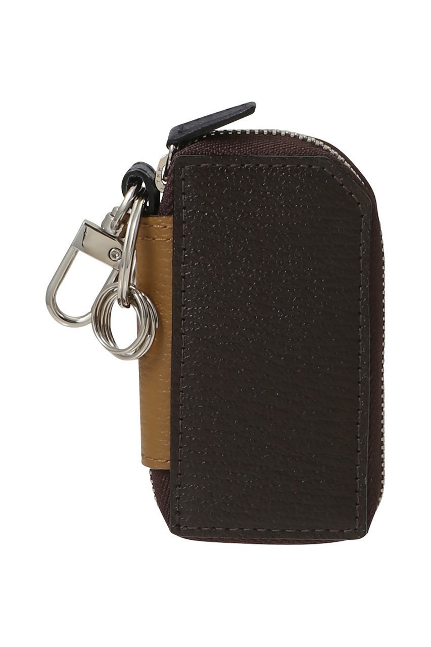 【ラルコバレーノ/L'arcobaleno】のスマートキーケース インテリア・キッズ・メンズ・レディースファッション・服の通販 founy(ファニー) 　ファッション　Fashion　レディースファッション　Fashion for Women　ミニ財布・二つ折り財布　Wallets & Card Cases　バッグ　Bags　オケージョン　Occasion Wear　コンパクト　Compact, Small Size　コンビ　Combo, Combination Style　ジップ　Zip, Zipper　ポケット　Pocket, Pocket Detail　エレガント 上品　Elegant　新作・新入荷　New Arrivals / New In　財布　Wallet, Purse　ダークブラウン×カフェラテ×ヴィオラ|ID: prp329100004879732 ipo3291000000036412242