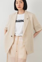 【スタニングルアー/STUNNING LURE】のハーフスリーブテーラージャケット 大人の最旬トレンドファッション＆コーディネート founy(ファウニー) ファッション Fashion レディースファッション Fashion for Women アウター Coat / Outerwear Collection レディースジャケット・軽アウター Jackets カーディガン Cardigan, Knitwear ジャケット Jacket, Outerwear バランス Balance, Style Balance エレガント 上品 Elegant 再入荷 Restock / Back in Stock |ID:prp329100004879735