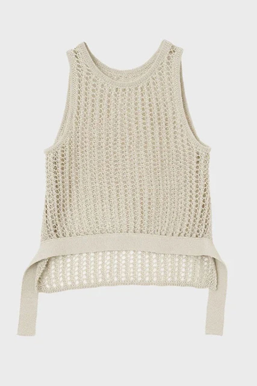 【スタニングルアー/STUNNING LURE】のバックロングクロシェタンク インテリア・キッズ・メンズ・レディースファッション・服の通販 founy(ファニー) 　ファッション　Fashion　レディースファッション　Fashion for Women　トップス・カットソー　Cut & Sew Tops　キャミソール&ノースリーブ　Camisoles & Sleeveless Tops　シャツ・ブラウス・オフィスカジュアル　Elegant Blouses & Button-Ups　ロングTシャツ・Tシャツ　Longline T-Shirts & Tees　カットソー・ベーシックTシャツ　Cut-and-Sewn Tops / Stretch Tees & Basics　インナー　Innerwear　キャミソール　Camisole, Spaghetti Strap Top　クロシェ　Crochet, Knitted Lace　シンプル　Simple, Minimal　ジャケット　Jacket, Outerwear　タンク　Tank Top, Sleeveless Top　フォルム　Silhouette, Form　ボトム　Bottoms, Lower Wear　リボン　Ribbon, Bow　エレガント 上品　Elegant　新作・新入荷　New Arrivals / New In　アイボリー|ID: prp329100004879737 ipo3291000000036412266