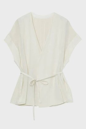 【スタニングルアー/STUNNING LURE】 メッシュハオリブラウス人気、トレンドファッション・服の通販 founy(ファニー) ファッション Fashion レディースファッション Fashion for Women トップス・カットソー Cut & Sew Tops シャツ・ブラウス・オフィスカジュアル Elegant Blouses & Button-Ups ショート Short, Short Length シンプル Simple, Minimal スリーブ Sleeve, Long Sleeve / Short Sleeve フラップ Flap, Flap Pocket ブラウジング Blouson Silhouette, Cinched Waist ポケット Pocket, Pocket Detail メッシュ Mesh, Net Fabric リネン Linen, Linen Fabric 夏 Summer 新作・新入荷 New Arrivals / New In |ID:prp329100004879739