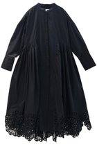 【アユーシ/AAYUSHI】のイスラミックカットワークシャツドレス ブラック|ID:prp329100004879748