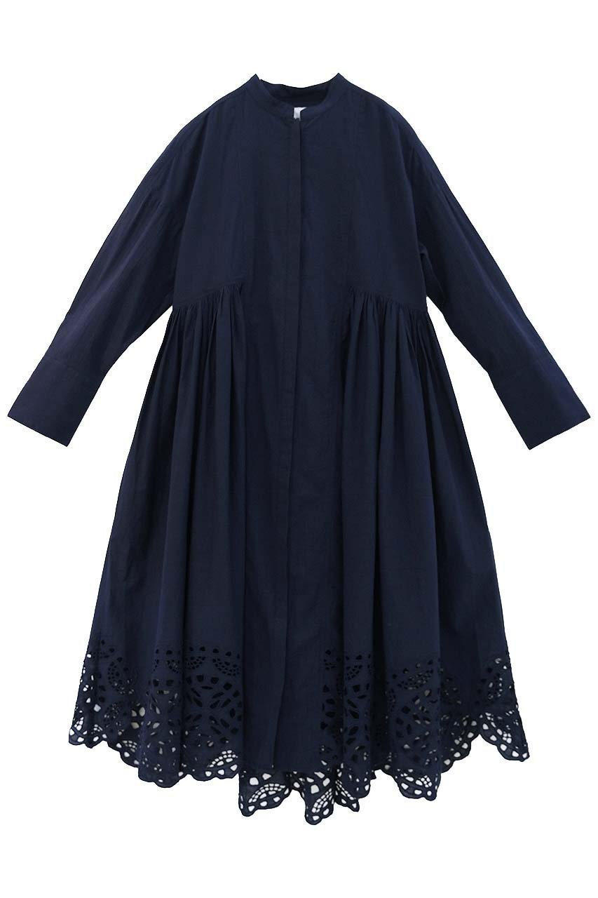 【アユーシ/AAYUSHI】のイスラミックカットワークシャツドレス インテリア・キッズ・メンズ・レディースファッション・服の通販 founy(ファウニー) 　ファッション　Fashion　レディースファッション　Fashion for Women　ワンピース　Dresses　フォーマル・パーティードレス・結婚式用ドレス　Elegant & Casual Dresses　チュニック　Tunic Tops & Dresses　インド　Indian Textile　春　Spring　サマー　Summer, Summer Style　ショルダー　Shoulder, Shoulder Strap　チュニック　Tunic, Long Top　デニム　Denim, Jeans Material　ドレス　Dress, One-Piece　ドロップ　Drop Shoulder, Dropped Style　マキシ　Maxi, Full Length　ロング　Long, Long-Length　S/S・春夏　SS, Spring/Summer, Warm Season　再入荷　Restock / Back in Stock　夏　Summer　ネイビー|ID: prp329100004879748 ipo3291000000037060014