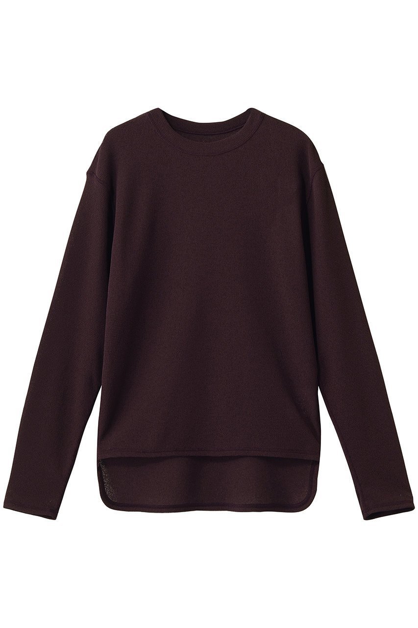 【スタニングルアー/STUNNING LURE】のバブルワッフルロンT インテリア・キッズ・メンズ・レディースファッション・服の通販 founy(ファニー) 　ファッション　Fashion　レディースファッション　Fashion for Women　トップス・カットソー　Cut & Sew Tops　シャツ・ブラウス・オフィスカジュアル　Elegant Blouses & Button-Ups　ロングTシャツ・Tシャツ　Longline T-Shirts & Tees　カットソー・ベーシックTシャツ　Cut-and-Sewn Tops / Stretch Tees & Basics　スリーブ　Sleeve, Long Sleeve / Short Sleeve　デニム　Denim, Jeans Material　ロング　Long, Long-Length　ワッフル　Waffle, Waffle Knit　新作・新入荷　New Arrivals / New In　ダークブラウン|ID: prp329100004879754 ipo3291000000036412393