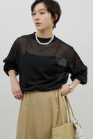 【ガリャルダガランテ/GALLARDAGALANTE】のグロスシアープルオーバー 人気、トレンドファッション・服の通販 founy(ファニー) ファッション Fashion レディースファッション Fashion for Women トップス・カットソー Cut & Sew Tops ニット Knit Tops & Sweaters カジュアルプルオーバー・ニットトップス Pullovers & Knit Tops / Casual Pullovers おすすめ Recommended / Our Picks イエロー Yellow シアー Sheer, See-Through ベーシック Basic, Essential 新作・新入荷 New Arrivals / New In |ID:prp329100004879767