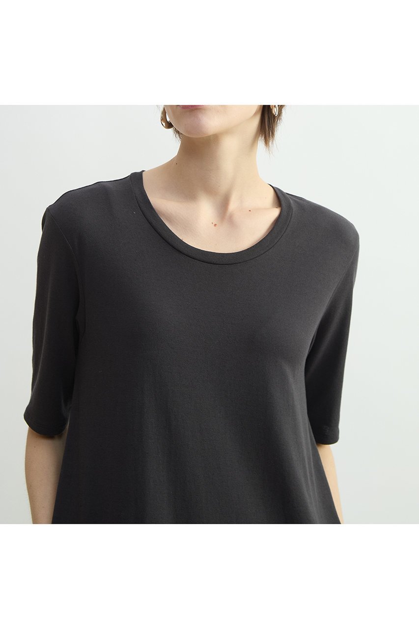 【プレインピープル/PLAIN PEOPLE】のスーピマヘンプジャージーハーフスリーブワンピース 人気、トレンドファッション・服の通販 founy(ファニー) 　ファッション　Fashion　レディースファッション　Fashion for Women　ワンピース　Dresses　チュニック　Tunic Tops & Dresses　スーピマ　Supima, Premium Cotton　チュニック　Tunic, Long Top　リネン　Linen, Linen Fabric　ロング　Long, Long-Length　新作・新入荷　New Arrivals / New In　other-5|ID: prp329100004879775 ipo3291000000036412531