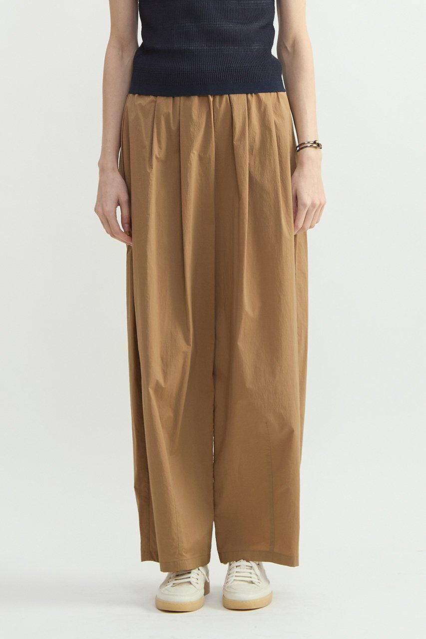 【プレインピープル/PLAIN PEOPLE】のコットンナイロンワッシャータックイージーパンツ 人気、トレンドファッション・服の通販 founy(ファニー) 　ファッション　Fashion　レディースファッション　Fashion for Women　パンツ　Pants & Trousers　タイプライター　Typewriter Fabric, Crisp Cotton　タンブラー　Tumbler, Travel Mug　ワッシャー　Washer, Crinkled Finish　エレガント 上品　Elegant　新作・新入荷　New Arrivals / New In　旅行　Travel　 other-1|ID: prp329100004879776 ipo3291000000036412533