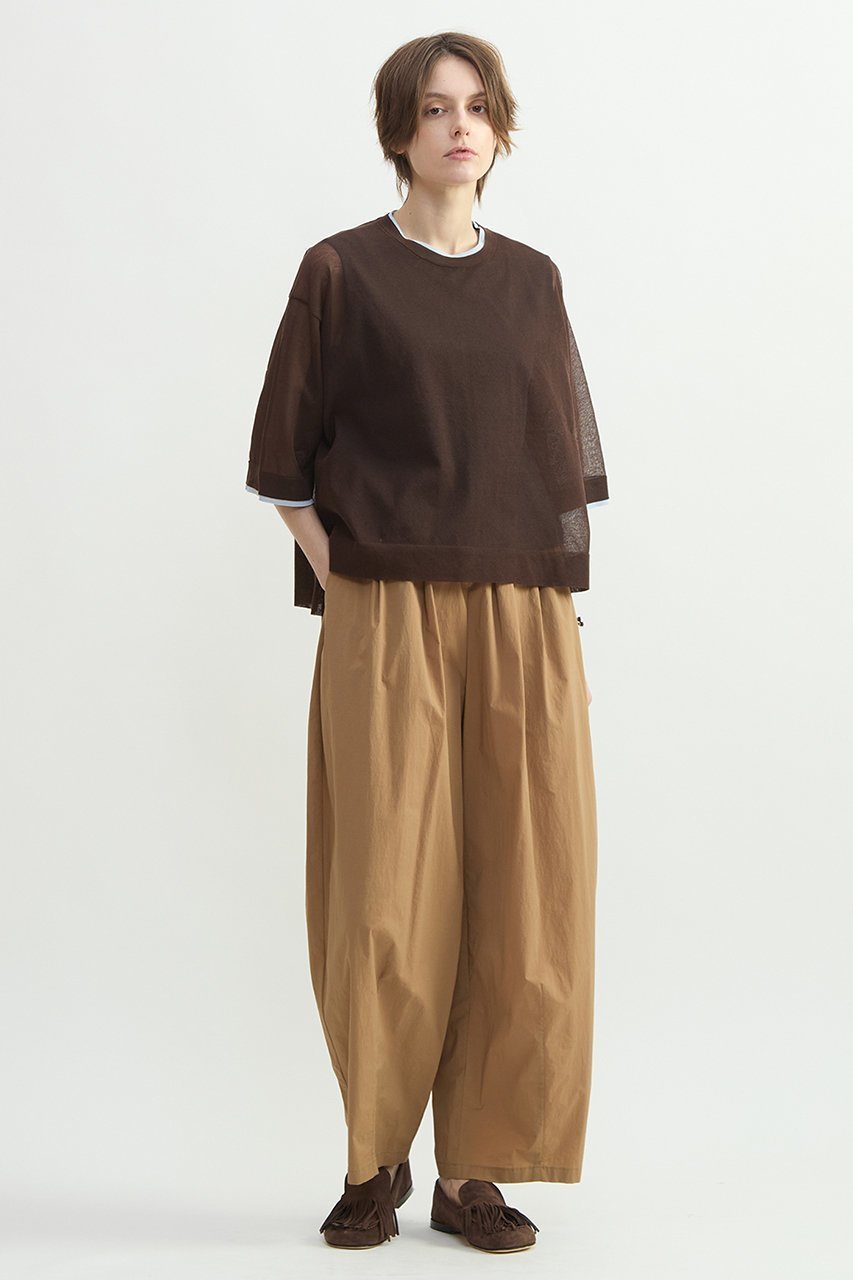 【プレインピープル/PLAIN PEOPLE】のコットンナイロンワッシャータックイージーパンツ 大人の最旬トレンドファッション＆コーディネート founy(ファウニー) 　ファッション　Fashion　レディースファッション　Fashion for Women　パンツ　Pants & Trousers　タイプライター　Typewriter Fabric, Crisp Cotton　タンブラー　Tumbler, Travel Mug　ワッシャー　Washer, Crinkled Finish　エレガント 上品　Elegant　旅行　Travel　other-6|ID: prp329100004879776 ipo3291000000037028231