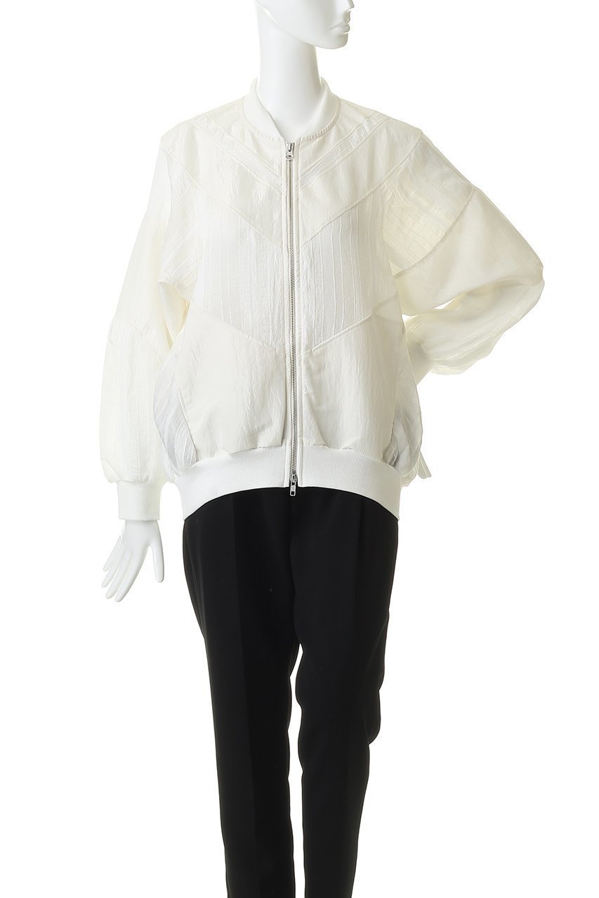 【ミディウミソリッド/MIDIUMISOLID】のmaterial mix blouson ブルゾン 大人の最旬トレンドファッション＆コーディネート founy(ファウニー) 　ファッション　Fashion　レディースファッション　Fashion for Women　アウター　Coat / Outerwear Collection　レディースジャケット・軽アウター　Jackets　ブルゾンジャケット・スポーティアウター　Blouson Jackets　シンプル　Simple, Minimal　ジャケット　Jacket, Outerwear　ブルゾン　Blouson, Bomber Jacket　ミックス　Mix, Mixed Style　ミリタリー　Military, Army Style　レース　Lace, Lace Fabric　other-2|ID: prp329100004879792 ipo3291000000037010055