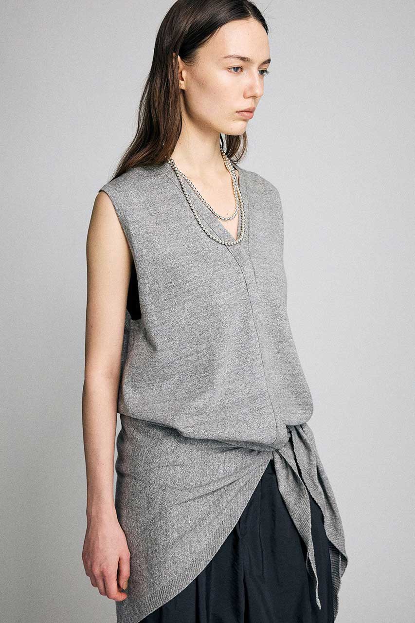 【ブリル/BRILL】のコットンリラックスベスト 大人の最旬トレンドファッション＆コーディネート founy(ファウニー) 　ファッション　Fashion　レディースファッション　Fashion for Women　アウター　Coat / Outerwear Collection　レディースジャケット・軽アウター　Jackets　シンプル　Simple, Minimal　ジャケット　Jacket, Outerwear　ツイード／ツィード　Choker, Choker Necklace　ネップ　Nepp, Slub Yarn　ベスト　Vest, Waistcoat　other-2|ID: prp329100004879794 ipo3291000000037239778