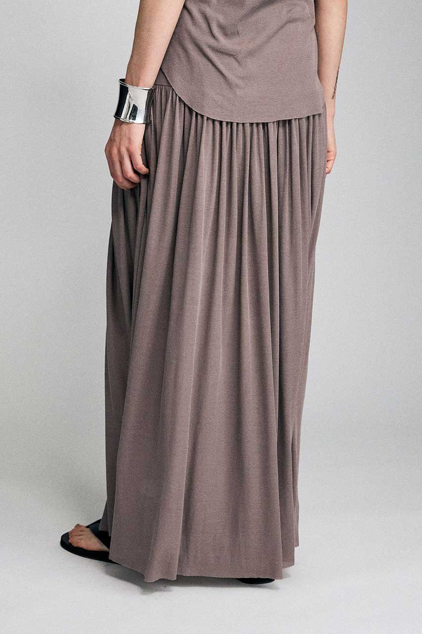 【ブリル/BRILL】のフライスギャザースカート 人気、トレンドファッション・服の通販 founy(ファニー) 　ファッション　Fashion　レディースファッション　Fashion for Women　スカート　Skirts　ロングスカート　Long Skirts / Maxi & Midi Skirts　ギャザー　Gathered, Ruffled　ロング　Long, Long-Length　新作・新入荷　New Arrivals / New In　other-4|ID: prp329100004879798 ipo3291000000036412677