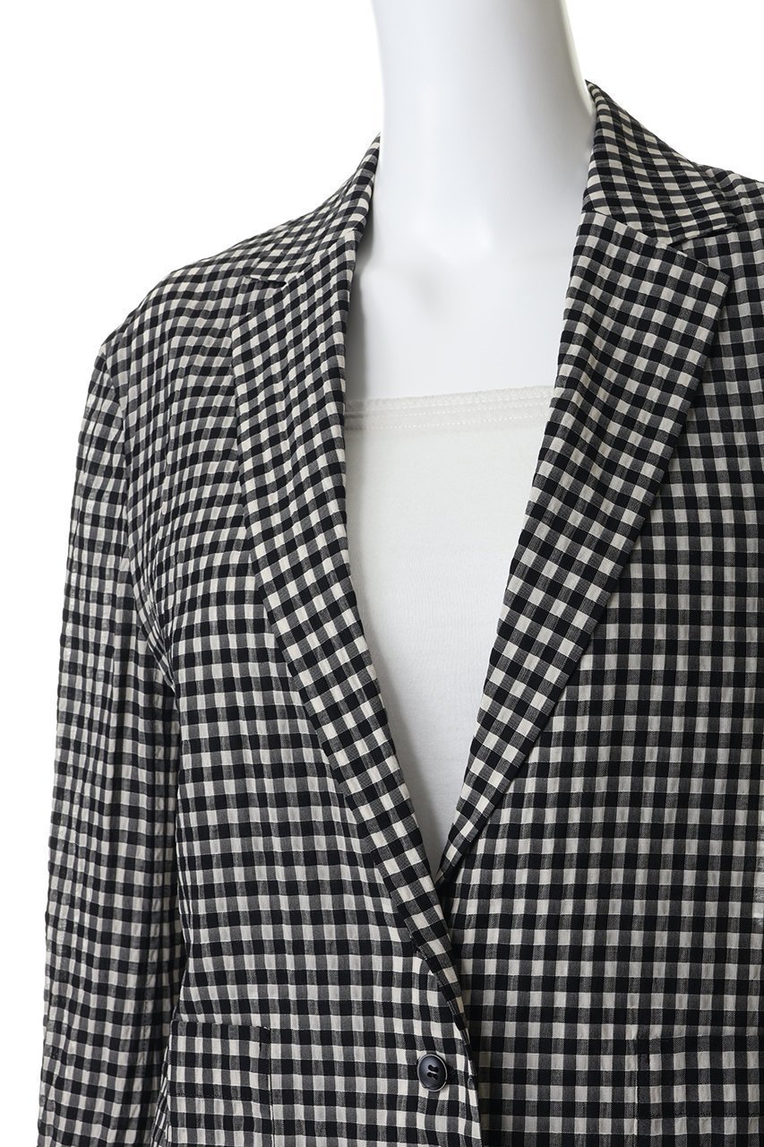 【ティアラ/Tiara】のギンガムチェックブラウスジャケット 人気、トレンドファッション・服の通販 founy(ファニー) 　ファッション　Fashion　レディースファッション　Fashion for Women　アウター　Coat / Outerwear Collection　レディースジャケット・軽アウター　Jackets　ガーリー　Girly, Feminine Style　ギンガム　Gingham, Gingham Fabric　シアー　Sheer, See-Through　ジャケット　Jacket, Outerwear　チェック　Check, Plaid, Tartan　エレガント 上品　Elegant　新作・新入荷　New Arrivals / New In　other-5|ID: prp329100004879802 ipo3291000000036412706