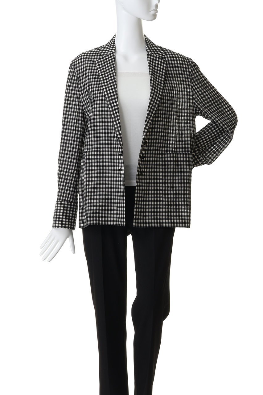 【ティアラ/Tiara】のギンガムチェックブラウスジャケット 人気、トレンドファッション・服の通販 founy(ファニー) 　ファッション　Fashion　レディースファッション　Fashion for Women　アウター　Coat / Outerwear Collection　レディースジャケット・軽アウター　Jackets　ガーリー　Girly, Feminine Style　ギンガム　Gingham, Gingham Fabric　シアー　Sheer, See-Through　ジャケット　Jacket, Outerwear　チェック　Check, Plaid, Tartan　エレガント 上品　Elegant　新作・新入荷　New Arrivals / New In　other-7|ID: prp329100004879802 ipo3291000000036412710