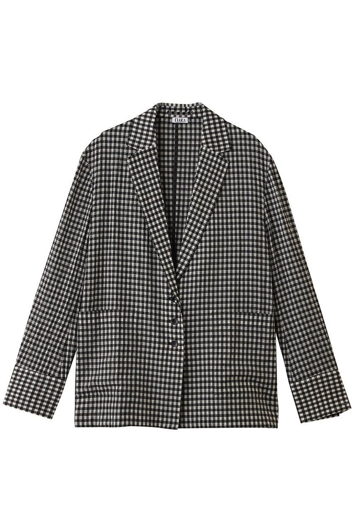 【ティアラ/Tiara】のギンガムチェックブラウスジャケット インテリア・キッズ・メンズ・レディースファッション・服の通販 founy(ファニー) https://founy.com/ ファッション Fashion レディースファッション Fashion for Women アウター Coat / Outerwear Collection レディースジャケット・軽アウター Jackets ガーリー Girly, Feminine Style ギンガム Gingham, Gingham Fabric シアー Sheer, See-Through ジャケット Jacket, Outerwear チェック Check, Plaid, Tartan エレガント 上品 Elegant |ID: prp329100004879802 ipo3291000000036874326