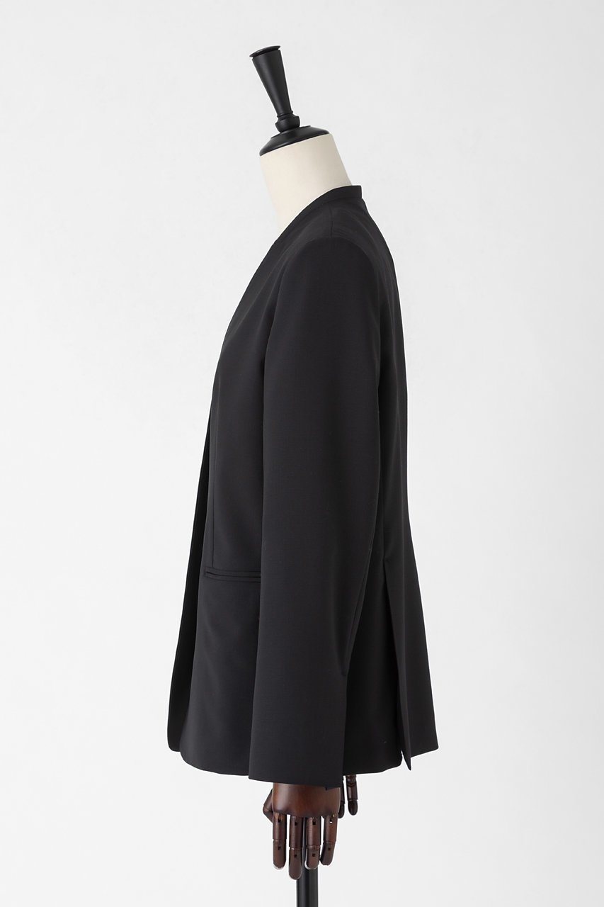 【オーヴィル/EAUVIRE】のサマーウールノーカラージャケット 人気、トレンドファッション・服の通販 founy(ファニー) 　ファッション　Fashion　レディースファッション　Fashion for Women　アウター　Coat / Outerwear Collection　レディースジャケット・軽アウター　Jackets　ノーカラージャケット / シンプル上品コーデ　Collarless Jackets　おすすめ　Recommended / Our Picks　サマー　Summer, Summer Style　ジャケット　Jacket, Outerwear　ストレッチ　Stretch, Stretchy Fabric　セットアップ　Set-Up, Coordinated Outfit　新作・新入荷　New Arrivals / New In　other-2|ID: prp329100004879808 ipo3291000000036412746