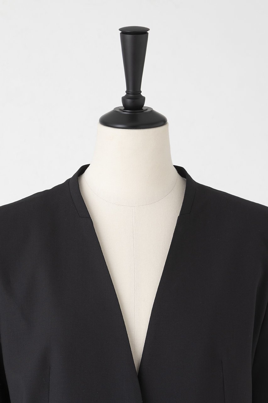 【オーヴィル/EAUVIRE】のサマーウールノーカラージャケット 人気、トレンドファッション・服の通販 founy(ファニー) 　ファッション　Fashion　レディースファッション　Fashion for Women　アウター　Coat / Outerwear Collection　レディースジャケット・軽アウター　Jackets　ノーカラージャケット / シンプル上品コーデ　Collarless Jackets　おすすめ　Recommended / Our Picks　サマー　Summer, Summer Style　ジャケット　Jacket, Outerwear　ストレッチ　Stretch, Stretchy Fabric　セットアップ　Set-Up, Coordinated Outfit　新作・新入荷　New Arrivals / New In　other-4|ID: prp329100004879808 ipo3291000000036412749