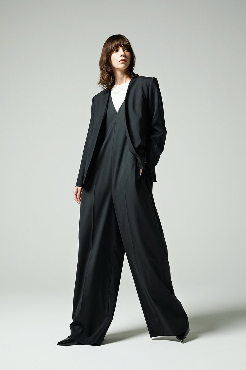 【オーヴィル/EAUVIRE】のサマーウールノーカラージャケット 人気、トレンドファッション・服の通販 founy(ファニー) 　ファッション　Fashion　レディースファッション　Fashion for Women　アウター　Coat / Outerwear Collection　レディースジャケット・軽アウター　Jackets　ノーカラージャケット / シンプル上品コーデ　Collarless Jackets　おすすめ　Recommended / Our Picks　サマー　Summer, Summer Style　ジャケット　Jacket, Outerwear　ストレッチ　Stretch, Stretchy Fabric　セットアップ　Set-Up, Coordinated Outfit　新作・新入荷　New Arrivals / New In　other-7|ID: prp329100004879808 ipo3291000000036412752