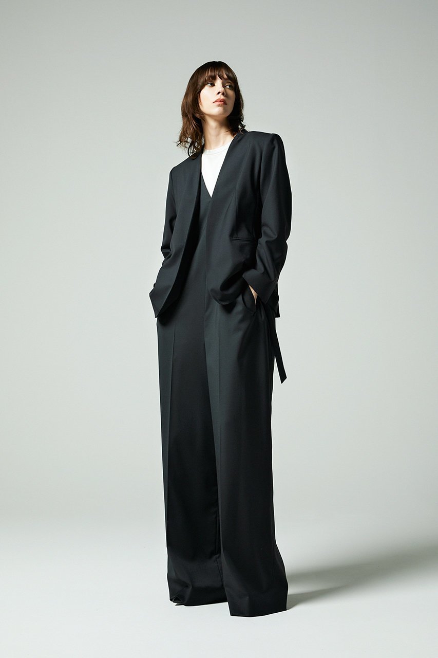 【オーヴィル/EAUVIRE】のサマーウールノーカラージャケット 人気、トレンドファッション・服の通販 founy(ファニー) 　ファッション　Fashion　レディースファッション　Fashion for Women　アウター　Coat / Outerwear Collection　レディースジャケット・軽アウター　Jackets　ノーカラージャケット / シンプル上品コーデ　Collarless Jackets　おすすめ　Recommended / Our Picks　サマー　Summer, Summer Style　ジャケット　Jacket, Outerwear　ストレッチ　Stretch, Stretchy Fabric　セットアップ　Set-Up, Coordinated Outfit　新作・新入荷　New Arrivals / New In　other-8|ID: prp329100004879808 ipo3291000000036412753