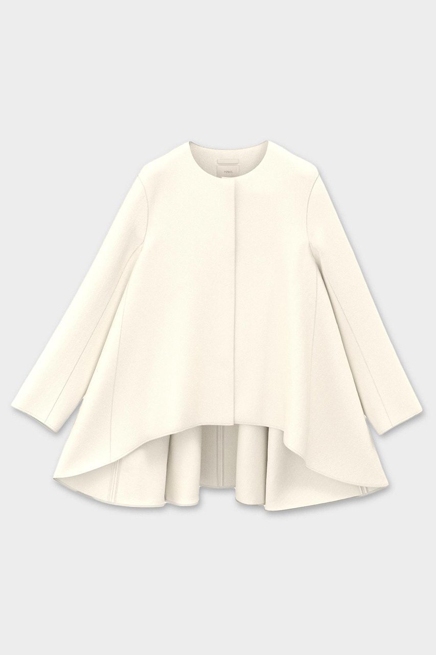 【ル フィル/LE PHIL】の《LE PHIL》エアートリプルクロスバックフレアジャケット 人気、トレンドファッション・服の通販 founy(ファニー) ファッション Fashion レディースファッション Fashion for Women アウター Coat / Outerwear Collection レディースジャケット・軽アウター Jackets グログラン Grosgrain, Grosgrain Ribbon ジャケット Jacket, Outerwear ジョーゼット Georgette, Semi-Sheer Fabric フォーマル Formal, Dressy フレア Flare, Flared フロント Front, Front Design ロング Long, Long-Length other-2|ID: prp329100004879810 ipo3291000000036412761