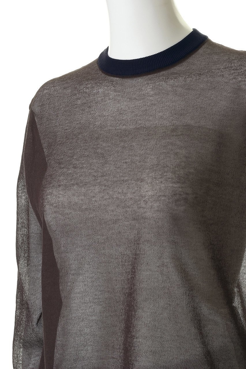 【プルミエ アロンディスモン/1er Arrondissement】の【LOWER】“18G Plainstitch”シアーニット 人気、トレンドファッション・服の通販 founy(ファニー) 　ファッション　Fashion　レディースファッション　Fashion for Women　トップス・カットソー　Cut & Sew Tops　ニット　Knit Tops & Sweaters　カジュアルプルオーバー・ニットトップス　Pullovers & Knit Tops / Casual Pullovers　インナー　Innerwear　キャミ　Camisole, Cami Top　シアー　Sheer, See-Through　シンプル　Simple, Minimal　ビスチェ　Bustier, Corset Top　ベーシック　Basic, Essential　新作・新入荷　New Arrivals / New In　other-5|ID: prp329100004879824 ipo3291000000036412859