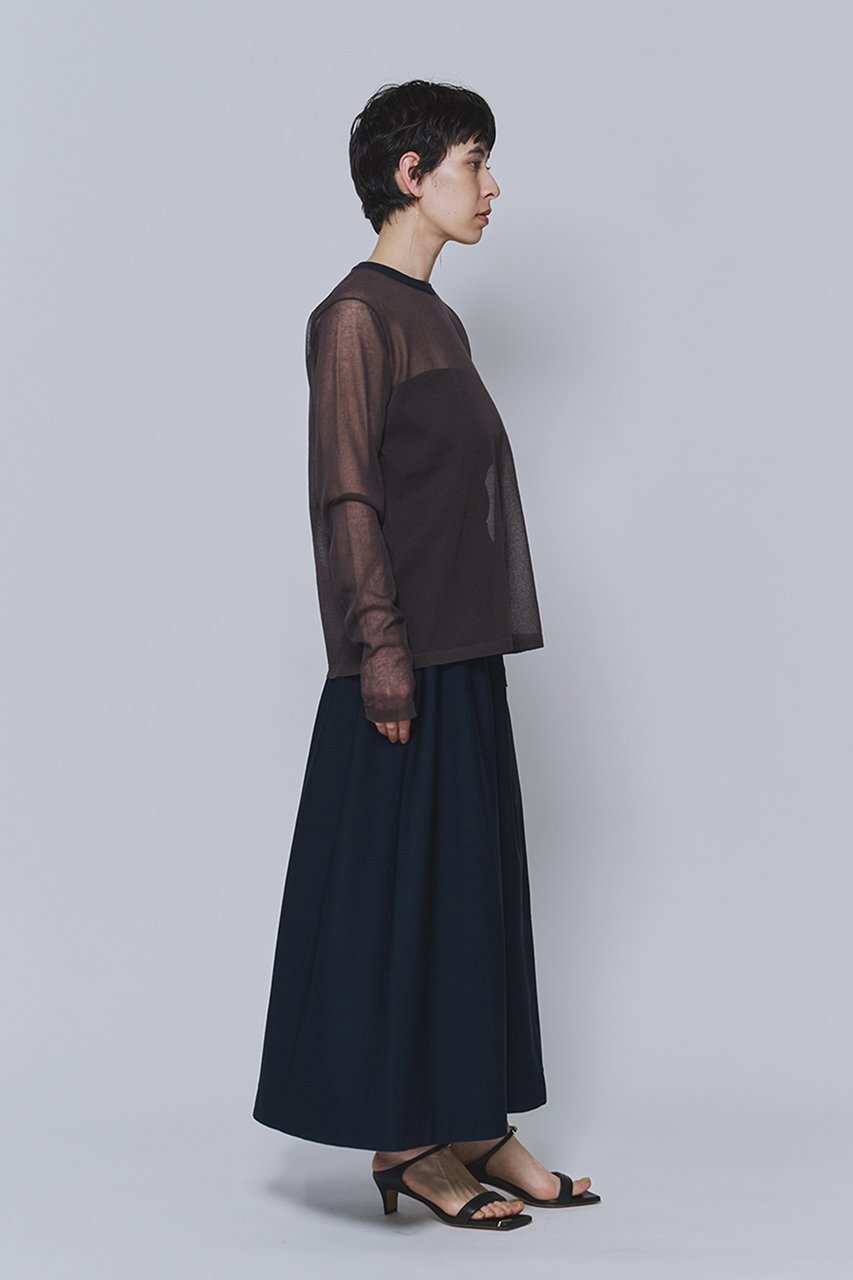 【プルミエ アロンディスモン/1er Arrondissement】の【LOWER】“18G Plainstitch”シアーニット 大人の最旬トレンドファッション＆コーディネート founy(ファウニー) 　ファッション　Fashion　レディースファッション　Fashion for Women　トップス・カットソー　Cut & Sew Tops　ニット　Knit Tops & Sweaters　カジュアルプルオーバー・ニットトップス　Pullovers & Knit Tops / Casual Pullovers　インナー　Innerwear　キャミ　Camisole, Cami Top　シアー　Sheer, See-Through　シンプル　Simple, Minimal　ビスチェ　Bustier, Corset Top　ベーシック　Basic, Essential　other-6|ID: prp329100004879824 ipo3291000000036694611