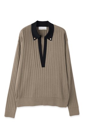 【クルニ/CULLNI】 【UNISEX】ワイド リブ スキッパー カラー ニットプルオーバー人気、トレンドファッション・服の通販 founy(ファニー) ファッション Fashion レディースファッション Fashion for Women トップス・カットソー Cut & Sew Tops ニット Knit Tops & Sweaters カジュアルプルオーバー・ニットトップス Pullovers & Knit Tops / Casual Pullovers ユニセックス Unisex, Genderless エアリー Airy Texture スキッパー Skipper, Open Collar ワイド Wide, Wide Fit エレガント 上品 Elegant |ID:prp329100004879839