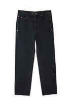 【クルニ/CULLNI】の【UNISEX】Asymmetrical ポケット ストレートデニムパンツ フルブラック|ID: prp329100004879840 ipo3291000000037239916