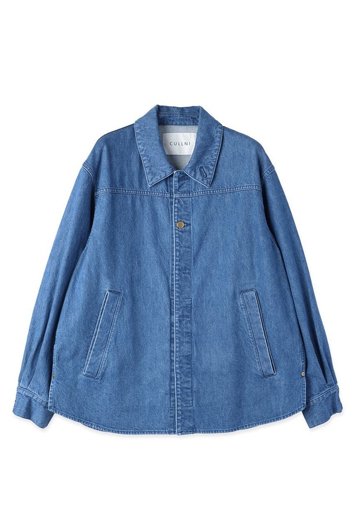 【クルニ/CULLNI】の【UNISEX】Front Fly デニム ミニマムジャケット インテリア・キッズ・メンズ・レディースファッション・服の通販 founy(ファニー) https://founy.com/ ファッション Fashion レディースファッション Fashion for Women アウター Coat / Outerwear Collection レディースジャケット・軽アウター Jackets ユニセックス Unisex, Genderless ショルダー Shoulder, Shoulder Strap シンプル Simple, Minimal ジャケット Jacket, Outerwear スタンド Stand Collar, Upright Stand セットアップ Set-Up, Coordinated Outfit デニム Denim, Jeans Material ドロップ Drop Shoulder, Dropped Style エレガント 上品 Elegant 新作・新入荷 New Arrivals / New In |ID: prp329100004879842 ipo3291000000036412971