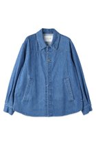 【クルニ/CULLNI】の【UNISEX】Front Fly デニム ミニマムジャケット ブルー|ID: prp329100004879842 ipo3291000000036412972