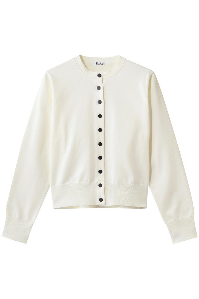 【ティアラ/Tiara】のアクセントボタンカーディガン インテリア・キッズ・メンズ・レディースファッション・服の通販 founy(ファニー) https://founy.com/ ファッション Fashion レディースファッション Fashion for Women トップス・カットソー Cut & Sew Tops ニット Knit Tops & Sweaters カーディガン・羽織り Layered Style Cardigans なめらか Smooth, Silky Texture カーディガン Cardigan, Knitwear シンプル Simple, Minimal |ID: prp329100004879847 ipo3291000000036874545