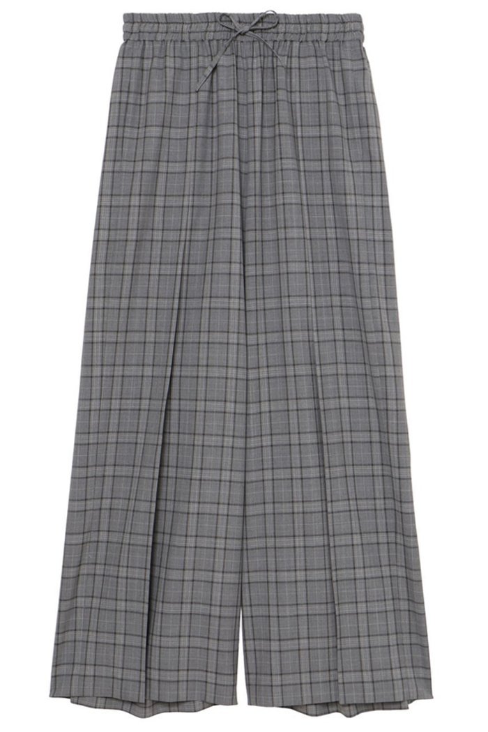 【ミラ ショーン バイ チカ キサダ/mila schon by chika kisada】のウールチェックワイドタックパンツ インテリア・キッズ・メンズ・レディースファッション・服の通販 founy(ファニー) https://founy.com/ ファッション Fashion レディースファッション Fashion for Women パンツ Pants & Trousers クラシカル Classical, Vintage-Inspired シンプル Simple, Minimal ストレート Straight, Straight Cut スピンドル Spindle, Drawcord チェック Check, Plaid, Tartan リラックス Relax, Relaxed Fit ワイド Wide, Wide Fit エレガント 上品 Elegant |ID: prp329100004879852 ipo3291000000037010425