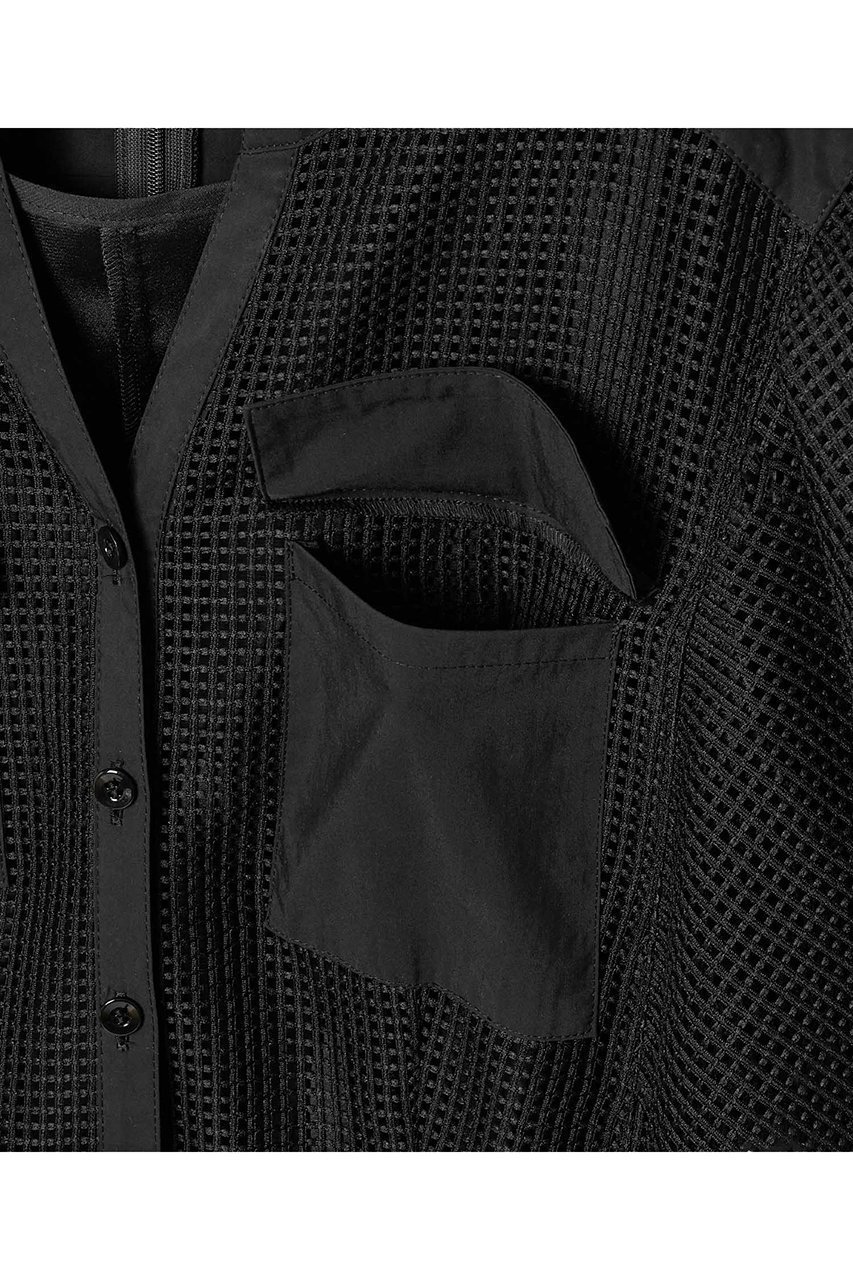 【アナイ/ANAYI】の【セットアップ対応商品】メッシュラッセルフレア袖 ワンピース 大人の最旬トレンドファッション＆コーディネート founy(ファウニー) 　ファッション　Fashion　レディースファッション　Fashion for Women　ワンピース　Dresses　チュニック　Tunic Tops & Dresses　コンビ　Combo, Combination Style　シアー　Sheer, See-Through　スポーティ　Sporty, Casual Athletic　セットアップ　Set-Up, Coordinated Outfit　タンク　Tank Top, Sleeveless Top　チュニック　Tunic, Long Top　フレア　Flare, Flared　ポケット　Pocket, Pocket Detail　メッシュ　Mesh, Net Fabric　ラッセル　Raschel, Raschel Lace　ロング　Long, Long-Length　夏　Summer　other-5|ID: prp329100004879863 ipo3291000000037240056