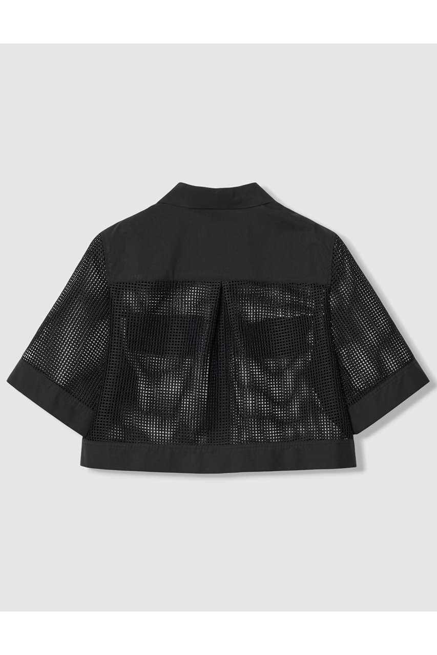 【アナイ/ANAYI】の【セットアップ対応商品】メッシュラッセル5分袖シャツブルゾン 人気、トレンドファッション・服の通販 founy(ファニー) 　ファッション　Fashion　レディースファッション　Fashion for Women　アウター　Coat / Outerwear Collection　レディースジャケット・軽アウター　Jackets　ブルゾンジャケット・スポーティアウター　Blouson Jackets　おすすめ　Recommended / Our Picks　コンビ　Combo, Combination Style　ジャケット　Jacket, Outerwear　スポーティ　Sporty, Casual Athletic　スリーブ　Sleeve, Long Sleeve / Short Sleeve　セットアップ　Set-Up, Coordinated Outfit　ハーフ　Half, Half-Length　ブルゾン　Blouson, Bomber Jacket　ポケット　Pocket, Pocket Detail　メッシュ　Mesh, Net Fabric　ラッセル　Raschel, Raschel Lace　新作・新入荷　New Arrivals / New In　other-2|ID: prp329100004879865 ipo3291000000036413118