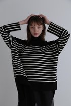 【ル フィル/LE PHIL】の《LE PHIL》ボーダーニット ブラック|ID: prp329100004879883 ipo3291000000037010659