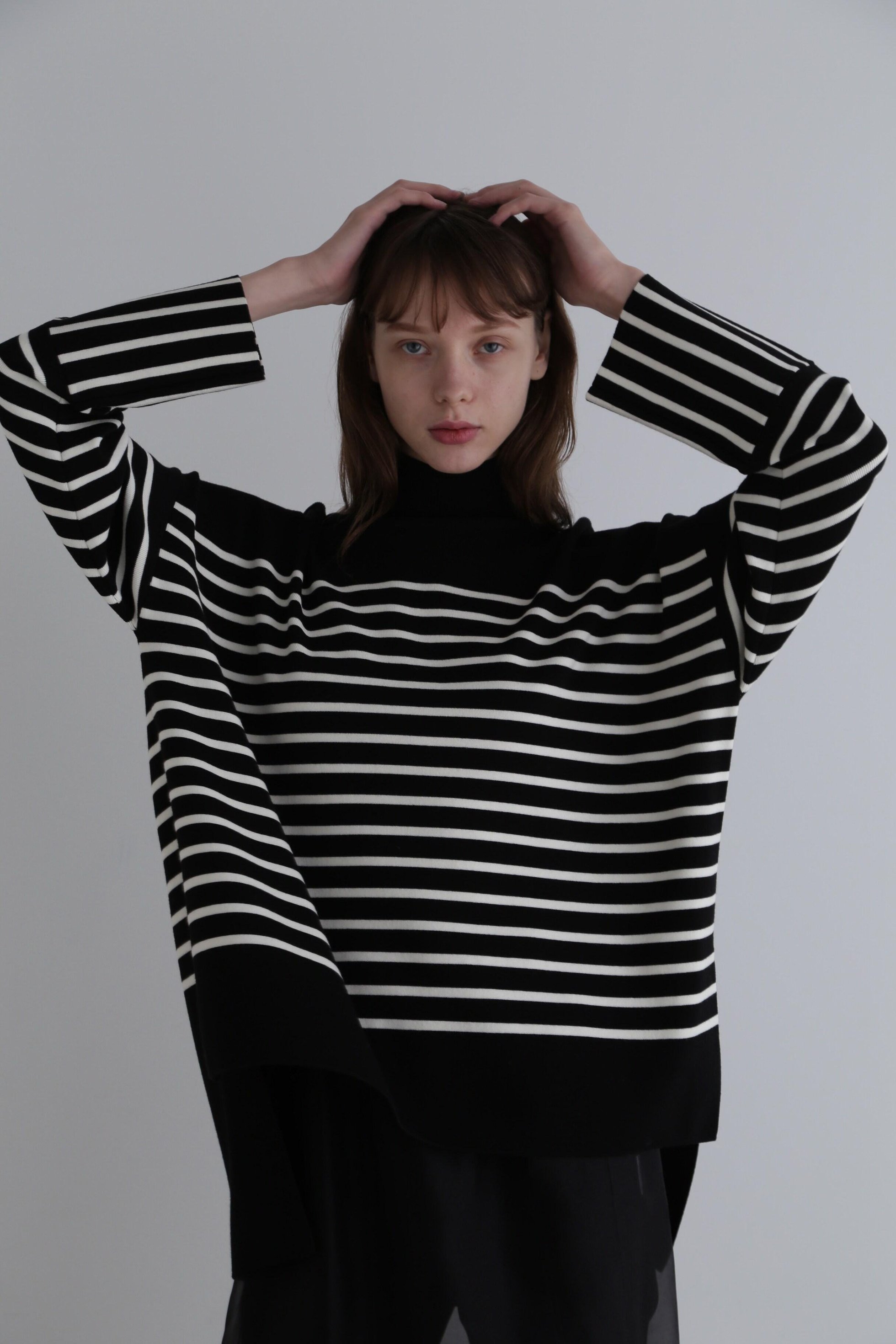 【ル フィル/LE PHIL】の《LE PHIL》ボーダーニット 大人の最旬トレンドファッション＆コーディネート founy(ファウニー) 　ファッション　Fashion　レディースファッション　Fashion for Women　トップス・カットソー　Cut & Sew Tops　ニット　Knit Tops & Sweaters　カジュアルプルオーバー・ニットトップス　Pullovers & Knit Tops / Casual Pullovers　スタンダード　Standard, Basic　ボーダー　Border, Stripe　定番　Standard, Basic Item　 other-1|ID: prp329100004879883 ipo3291000000037240159