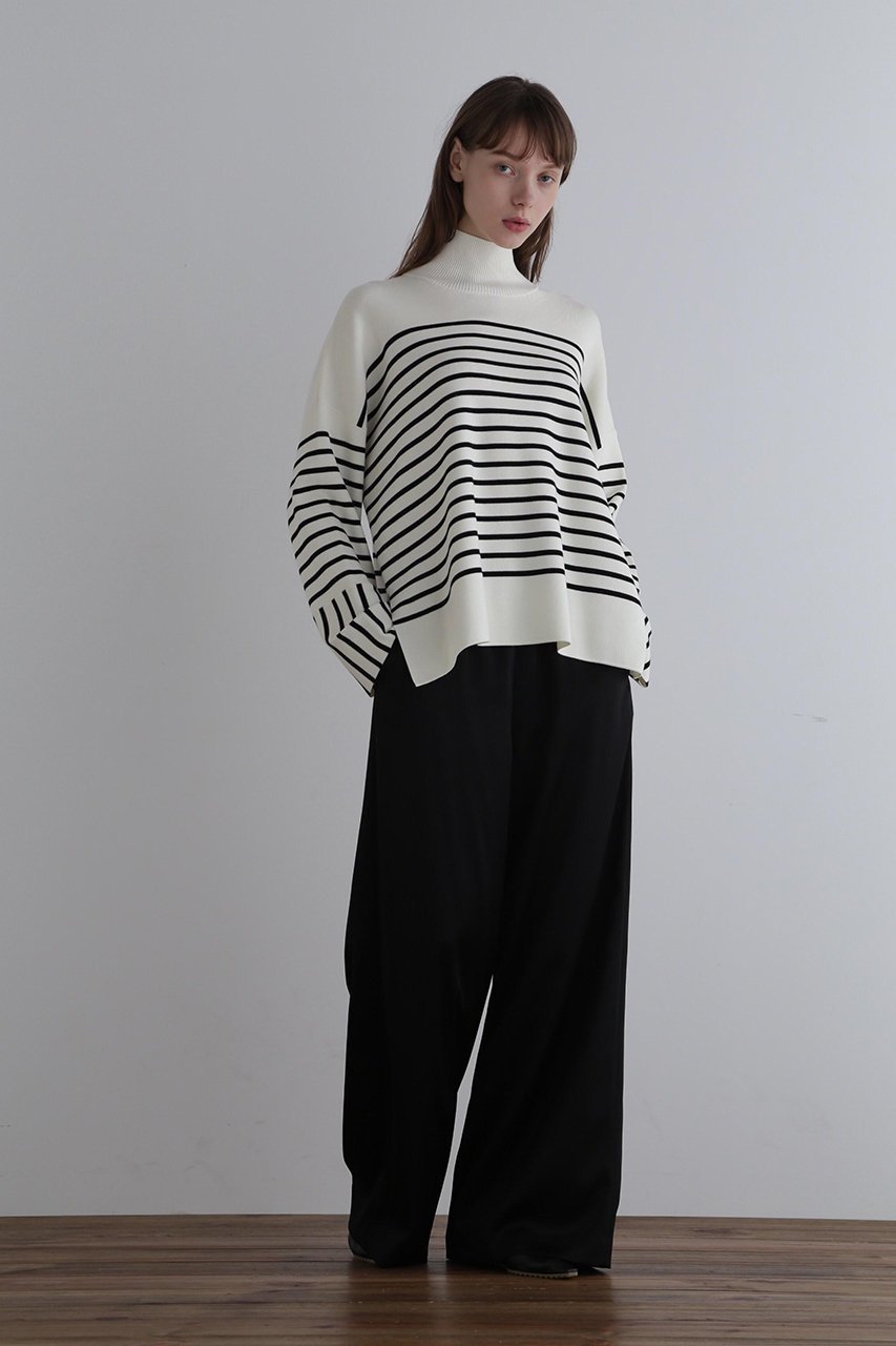 【ル フィル/LE PHIL】の《LE PHIL》ボーダーニット 大人の最旬トレンドファッション＆コーディネート founy(ファウニー) 　ファッション　Fashion　レディースファッション　Fashion for Women　トップス・カットソー　Cut & Sew Tops　ニット　Knit Tops & Sweaters　カジュアルプルオーバー・ニットトップス　Pullovers & Knit Tops / Casual Pullovers　スタンダード　Standard, Basic　ボーダー　Border, Stripe　定番　Standard, Basic Item　other-3|ID: prp329100004879883 ipo3291000000037240171