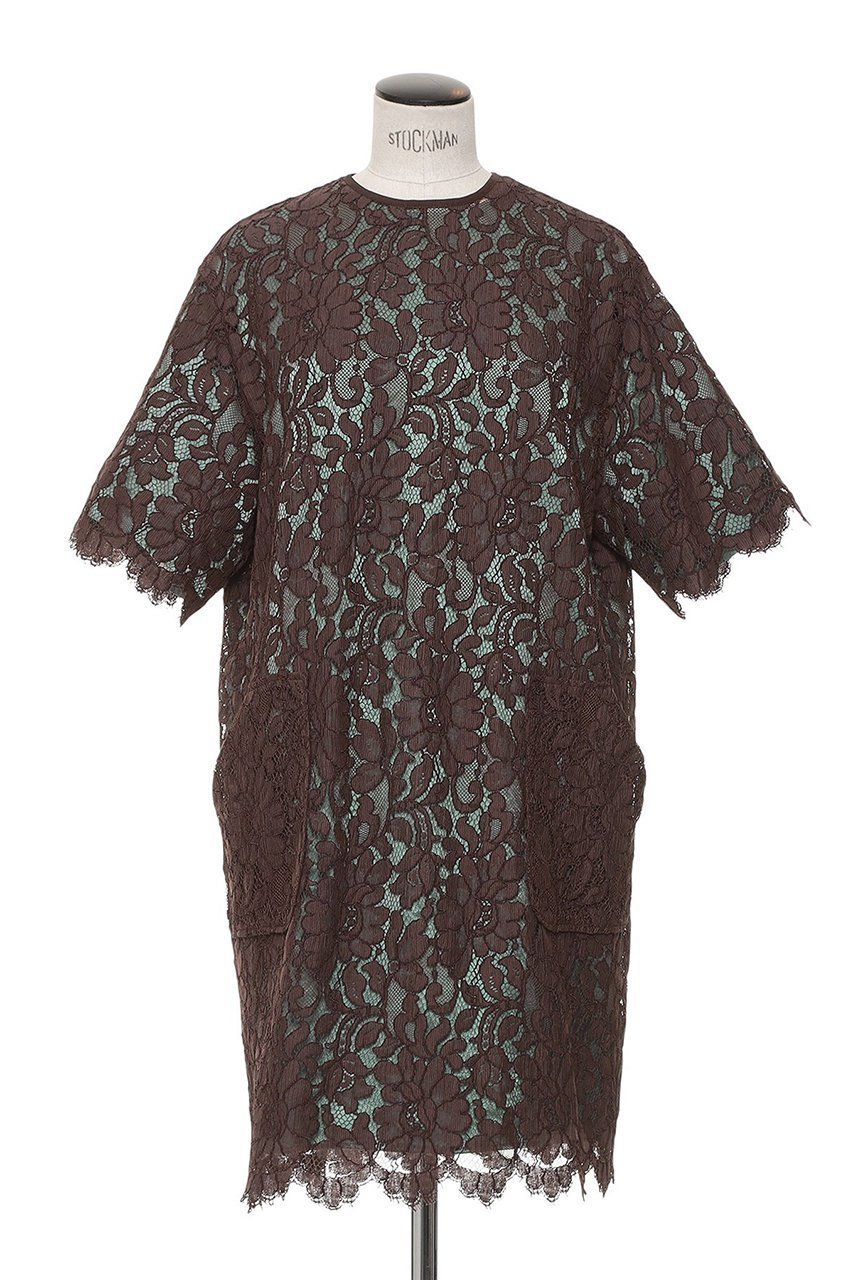 【オブリオ/AUBRIOT】のフレンチリバーレースサックドレス 人気、トレンドファッション・服の通販 founy(ファニー) 　ファッション　Fashion　レディースファッション　Fashion for Women　ワンピース　Dresses　フォーマル・パーティードレス・結婚式用ドレス　Elegant & Casual Dresses　チュニック　Tunic Tops & Dresses　トップス・カットソー　Cut & Sew Tops　シンプル　Simple, Minimal　チュニック　Tunic, Long Top　ドレス　Dress, One-Piece　フランス　France, French　ライナー　Liner, Inner Layer　ラグジュアリー　Luxury, Elegant　レース　Lace, Lace Fabric　新作・新入荷　New Arrivals / New In　 other-1|ID: prp329100004879889 ipo3291000000036413258