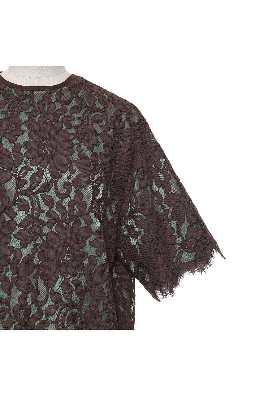 【オブリオ/AUBRIOT】のフレンチリバーレースサックドレス 人気、トレンドファッション・服の通販 founy(ファニー) 　ファッション　Fashion　レディースファッション　Fashion for Women　ワンピース　Dresses　フォーマル・パーティードレス・結婚式用ドレス　Elegant & Casual Dresses　チュニック　Tunic Tops & Dresses　トップス・カットソー　Cut & Sew Tops　シンプル　Simple, Minimal　チュニック　Tunic, Long Top　ドレス　Dress, One-Piece　フランス　France, French　ライナー　Liner, Inner Layer　ラグジュアリー　Luxury, Elegant　レース　Lace, Lace Fabric　新作・新入荷　New Arrivals / New In　other-5|ID: prp329100004879889 ipo3291000000036413268