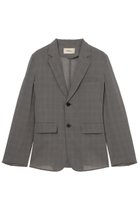 【ミラ ショーン バイ チカ キサダ/mila schon by chika kisada】のシアーチェックバックシャンジャケット グレー|ID: prp329100004879894 ipo3291000000037010691