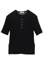 【ミラ ショーン バイ チカ キサダ/mila schon by chika kisada】のシアーリブヘンリーネックニット 人気、トレンドファッション・服の通販 founy(ファニー) ファッション Fashion レディースファッション Fashion for Women トップス・カットソー Cut & Sew Tops ニット Knit Tops & Sweaters カジュアルプルオーバー・ニットトップス Pullovers & Knit Tops / Casual Pullovers インナー Innerwear 新作・新入荷 New Arrivals / New In thumbnail ブラック|ID: prp329100004879895 ipo3291000000036413307