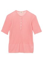 【ミラ ショーン バイ チカ キサダ/mila schon by chika kisada】のシアーリブヘンリーネックニット 人気、トレンドファッション・服の通販 founy(ファニー) ファッション Fashion レディースファッション Fashion for Women トップス・カットソー Cut & Sew Tops ニット Knit Tops & Sweaters カジュアルプルオーバー・ニットトップス Pullovers & Knit Tops / Casual Pullovers インナー Innerwear 新作・新入荷 New Arrivals / New In thumbnail ピンク|ID: prp329100004879895 ipo3291000000036413308