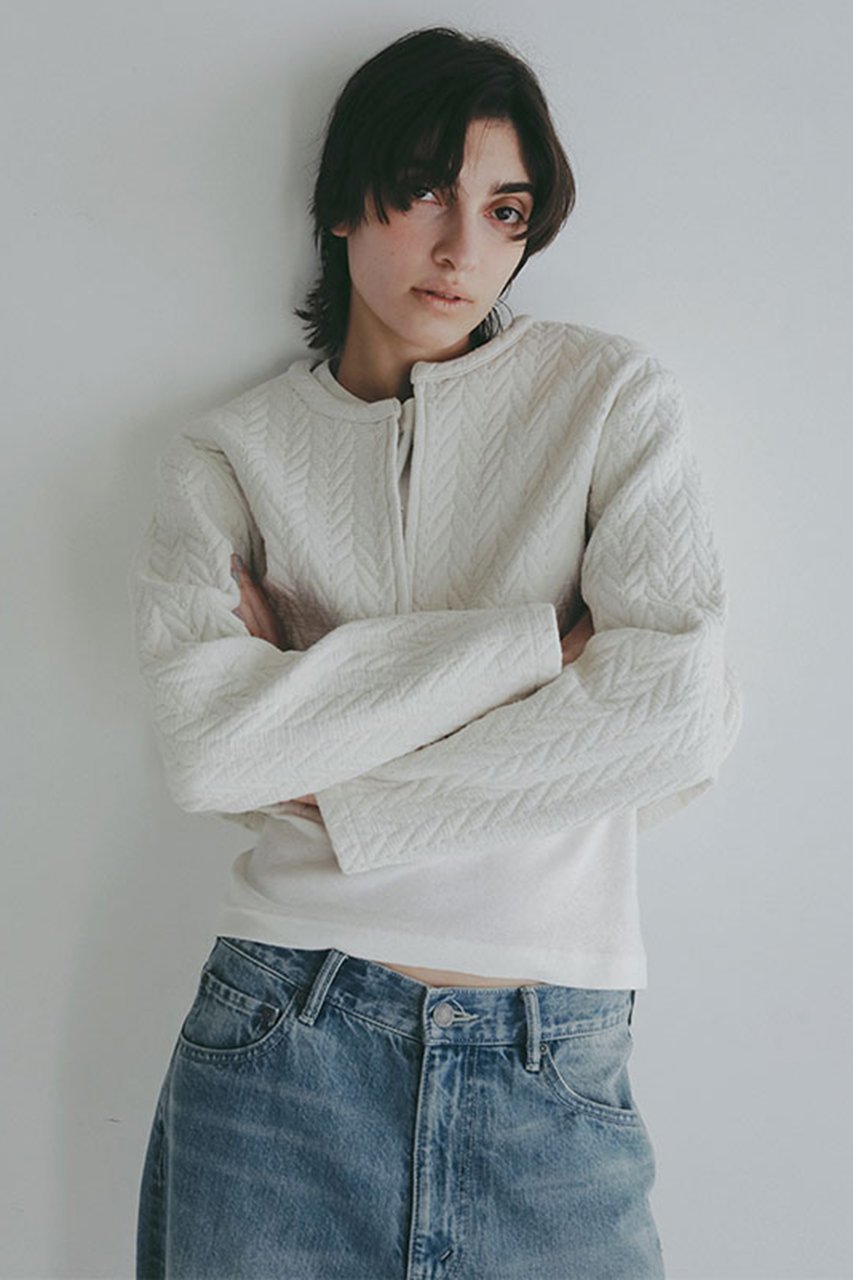 【エトレトウキョウ/ETRE TOKYO】のキルトショートカーディガン 人気、トレンドファッション・服の通販 founy(ファニー) 　ファッション　Fashion　レディースファッション　Fashion for Women　アウター　Coat / Outerwear Collection　インド　Indian Textile　カーディガン　Cardigan, Knitwear　キルト　Quilt, Quilted Fabric　コンパクト　Compact, Small Size　ショート　Short, Short Length　シンプル　Simple, Minimal　ジャケット　Jacket, Outerwear　タンク　Tank Top, Sleeveless Top　デニム　Denim, Jeans Material　バランス　Balance, Style Balance　ボトム　Bottoms, Lower Wear　ポケット　Pocket, Pocket Detail　再入荷　Restock / Back in Stock　other-2|ID: prp329100004879896 ipo3291000000036413322