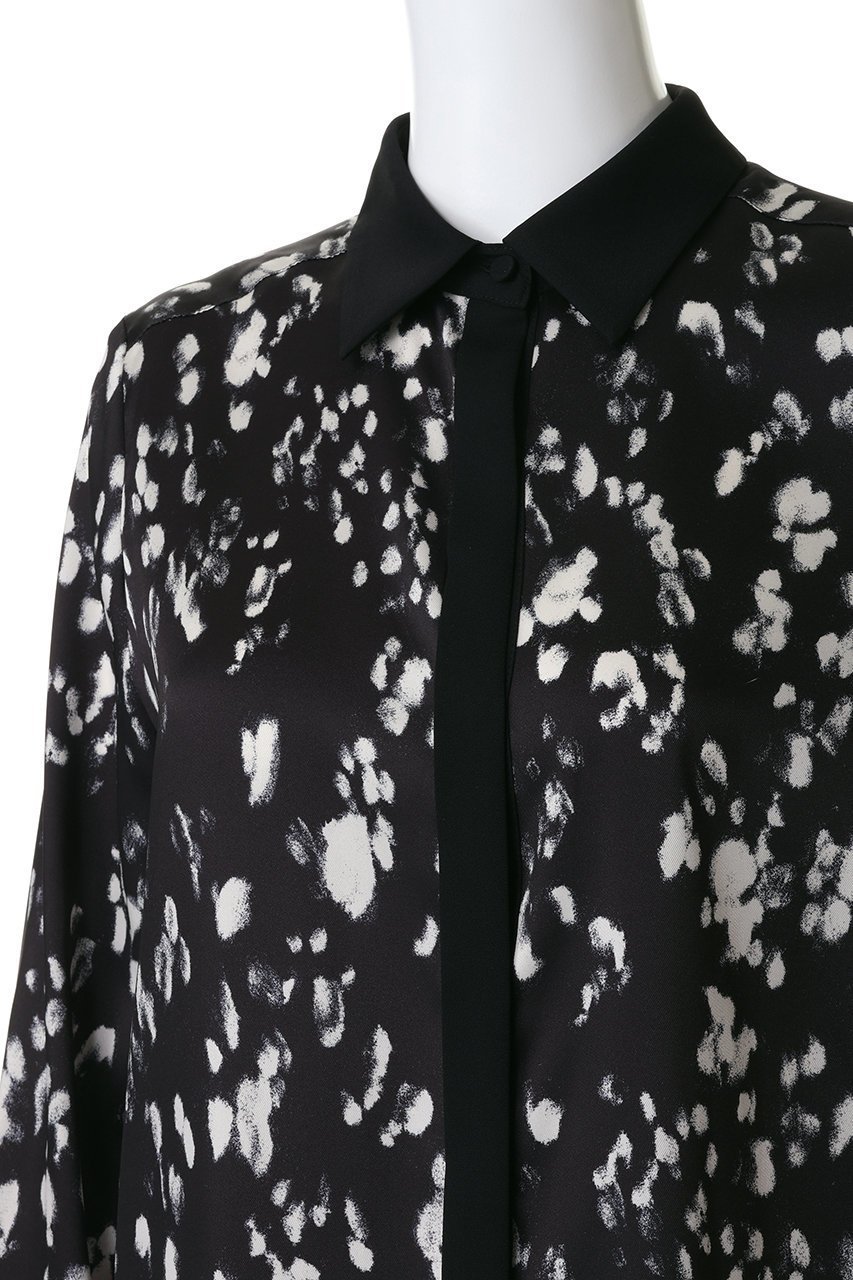 【アルアバイル/allureville】のOFFICINAバックプリーツブラウス 人気、トレンドファッション・服の通販 founy(ファニー) 　ファッション　Fashion　レディースファッション　Fashion for Women　トップス・カットソー　Cut & Sew Tops　シャツ・ブラウス・オフィスカジュアル　Elegant Blouses & Button-Ups　バッグ　Bags　おすすめ　Recommended / Our Picks　クラシカル　Classical, Vintage-Inspired　スタイリッシュ　Stylish, Fashionable　スリーブ　Sleeve, Long Sleeve / Short Sleeve　フロント　Front, Front Design　プリント　Print, Printed Pattern　プリーツ　Pleats, Pleated　ボトム　Bottoms, Lower Wear　モノトーン　Monotone, Black and White　ロング　Long, Long-Length　エレガント 上品　Elegant　新作・新入荷　New Arrivals / New In　other-5|ID: prp329100004879918 ipo3291000000036413455