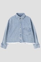 【ル フィル/LE PHIL】のTHE CROPPED ESSENCE 人気、トレンドファッション・服の通販 founy(ファニー) ファッション Fashion レディースファッション Fashion for Women トップス・カットソー Cut & Sew Tops シャツ・ブラウス・オフィスカジュアル Elegant Blouses & Button-Ups コレクション Collection, Seasonal Line スタンダード Standard, Basic スマート Smart, Elegant スリーブ Sleeve, Long Sleeve / Short Sleeve デニム Denim, Jeans Material フィット Fit, Slim Fit ロング Long, Long-Length ワーク Workwear, Utility Style 新作・新入荷 New Arrivals / New In thumbnail ブルー|ID: prp329100004879970 ipo3291000000036413752