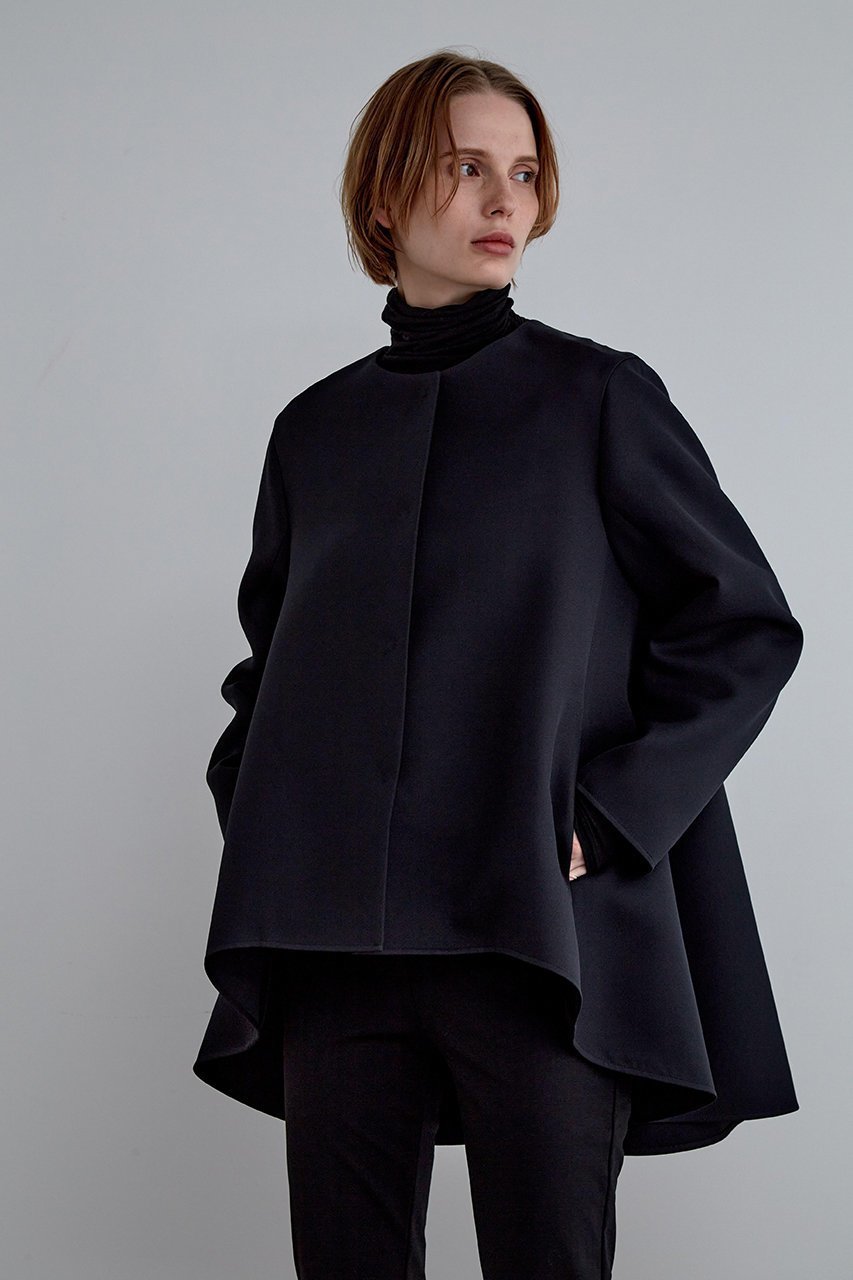 【ル フィル/LE PHIL】の《LE PHIL》エアートリプルクロスバックフレアジャケット 人気、トレンドファッション・服の通販 founy(ファニー) ファッション Fashion レディースファッション Fashion for Women アウター Coat / Outerwear Collection レディースジャケット・軽アウター Jackets グログラン Grosgrain, Grosgrain Ribbon ジャケット Jacket, Outerwear ジョーゼット Georgette, Semi-Sheer Fabric フォルム Silhouette, Form フォーマル Formal, Dressy フレア Flare, Flared フロント Front, Front Design 冬 Winter / This Winter 夏 Summer 新作・新入荷 New Arrivals / New In other-1|ID: prp329100004879991 ipo3291000000036413901