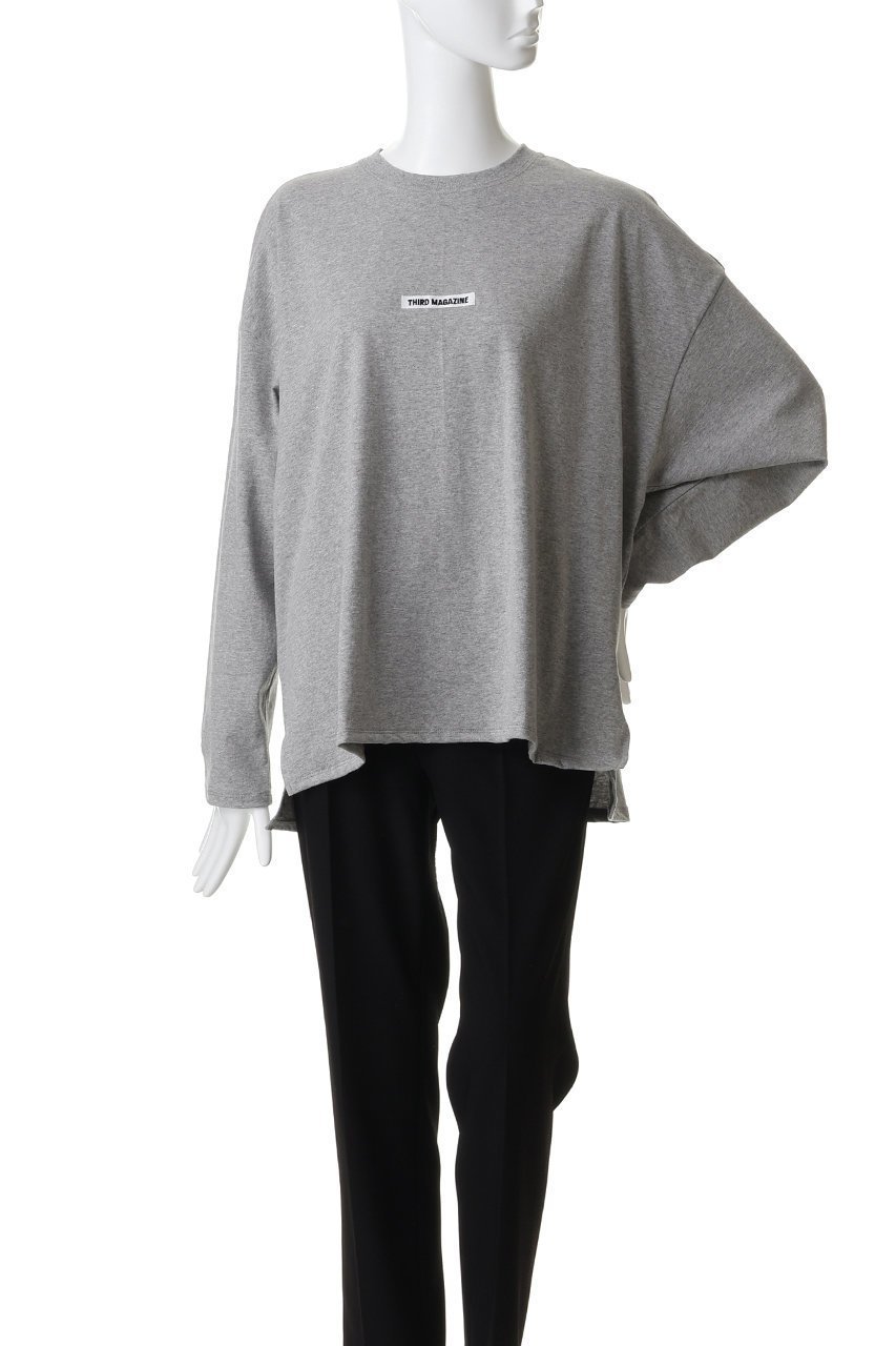 【サードマガジン/THIRD MAGAZINE】のグログランロゴロングTシャツ 人気、トレンドファッション・服の通販 founy(ファニー) ファッション Fashion レディースファッション Fashion for Women トップス・カットソー Cut & Sew Tops シャツ・ブラウス・オフィスカジュアル Elegant Blouses & Button-Ups ロングTシャツ・Tシャツ Longline T-Shirts & Tees カットソー・ベーシックTシャツ Cut-and-Sewn Tops / Stretch Tees & Basics おすすめ Recommended / Our Picks シンプル Simple, Minimal スリーブ Sleeve, Long Sleeve / Short Sleeve ロング Long, Long-Length 新作・新入荷 New Arrivals / New In 長袖 Long Sleeve, Full Sleeve other-2|ID: prp329100004880029 ipo3291000000036414138